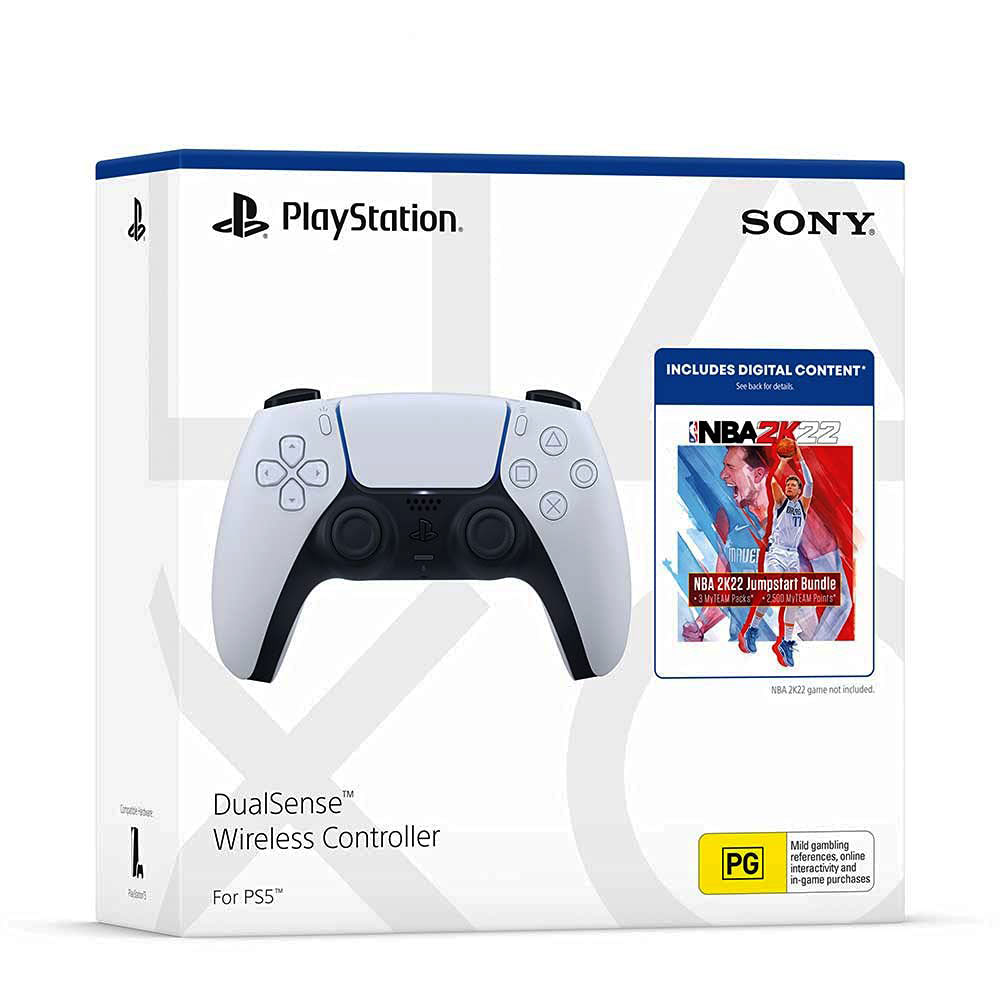 Dualsense White NBA 2K22 JumpStart Bundle