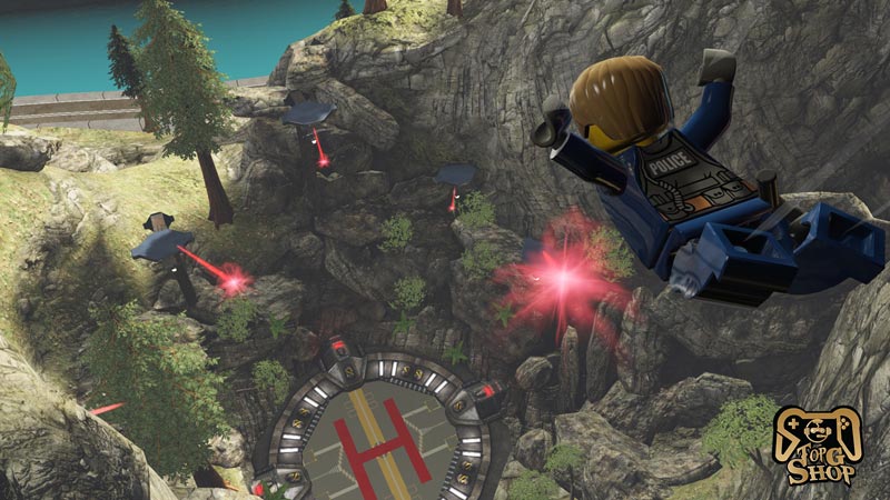 اسکرین شات از بازی LEGO City Undercover